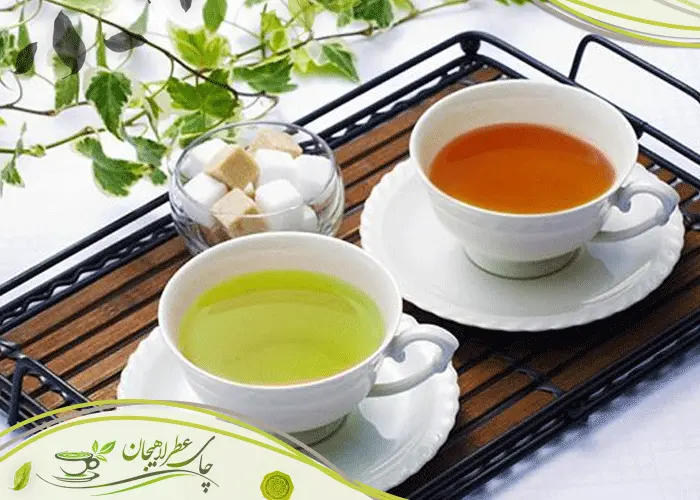 فرق چای سبز و سیاه چیست؟ بررسی تفاوتها و فواید هرکدام 3 تفاوت-میزان-کافئین-در-چای-سبز-و-سیاه
